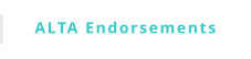 ALTA Endorsements